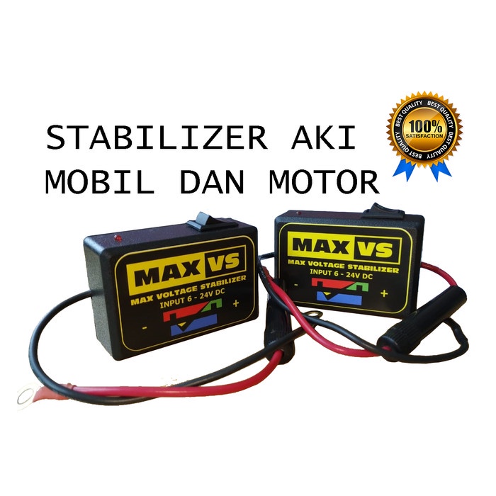 Terlaris Stabilizer Aki Accu Voltage Penstabil Tegangan Motor Mobil 6 - 24V Dc