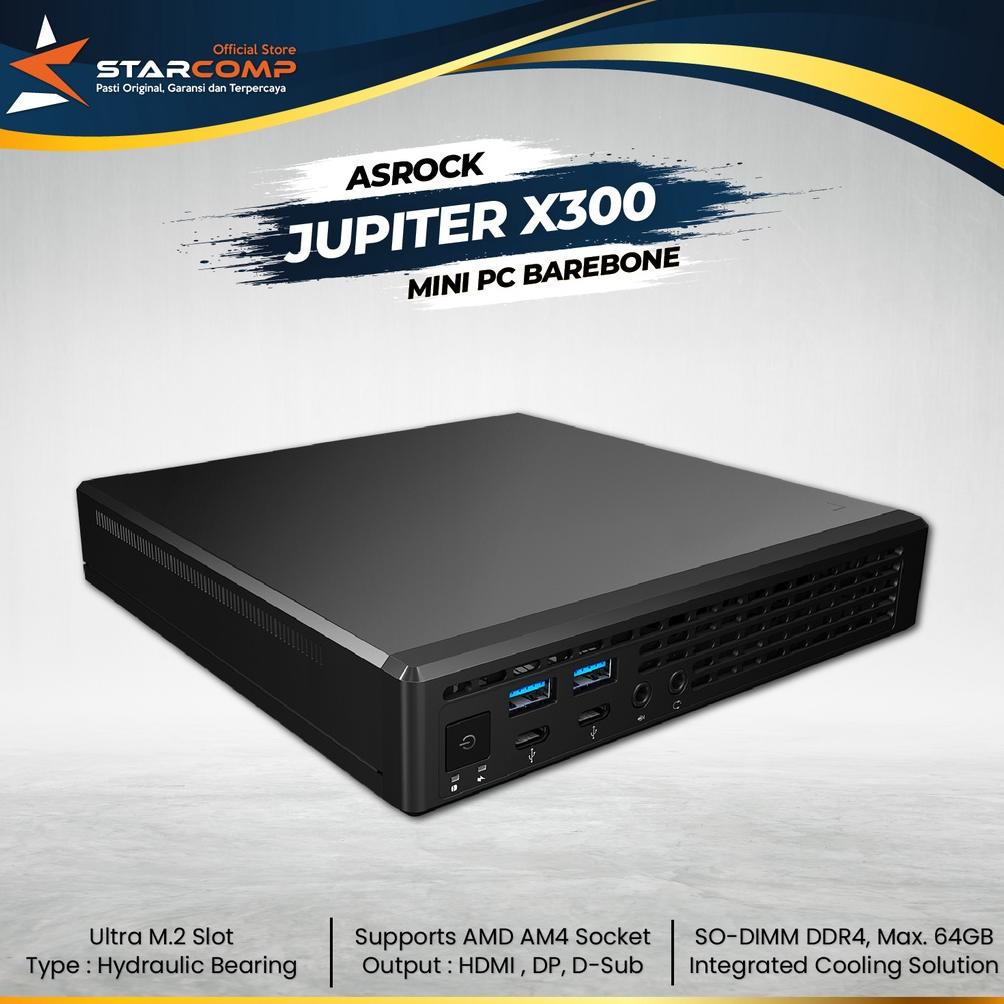 ASRock Jupiter X300 AMD Mini PC Barebone