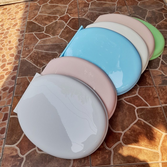 Terlaris Tutup Closet Duduk Model Toto American Standard(White,Biru,Pink,Biru)