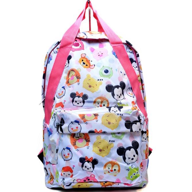 Tas Sekolah Anak Disney Tsum Tsum Happy Pink 807184