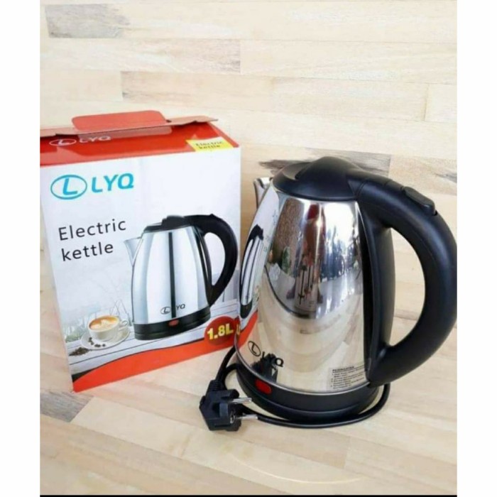 Teko Air Panas Listrik Low Watt Stainless