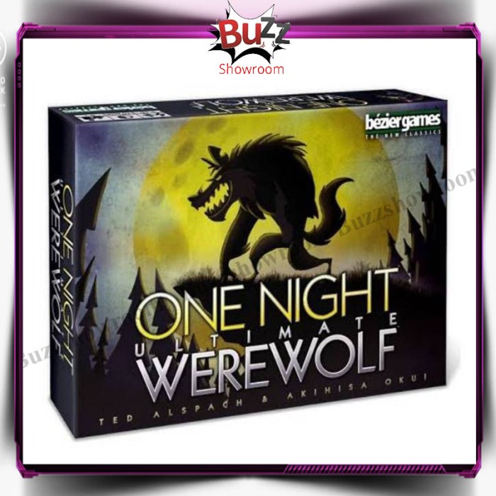 One Night Ultimate Werewolf Board Game Card Games
