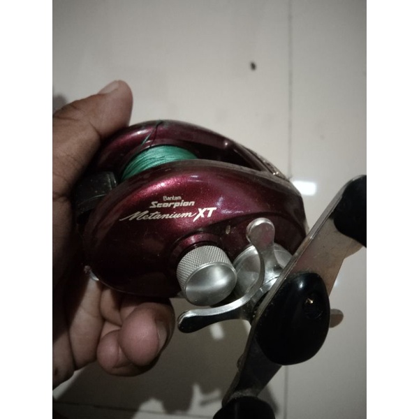 REEL BC SHIMANO SCORPION METANIUM XT HANDEL KANAN