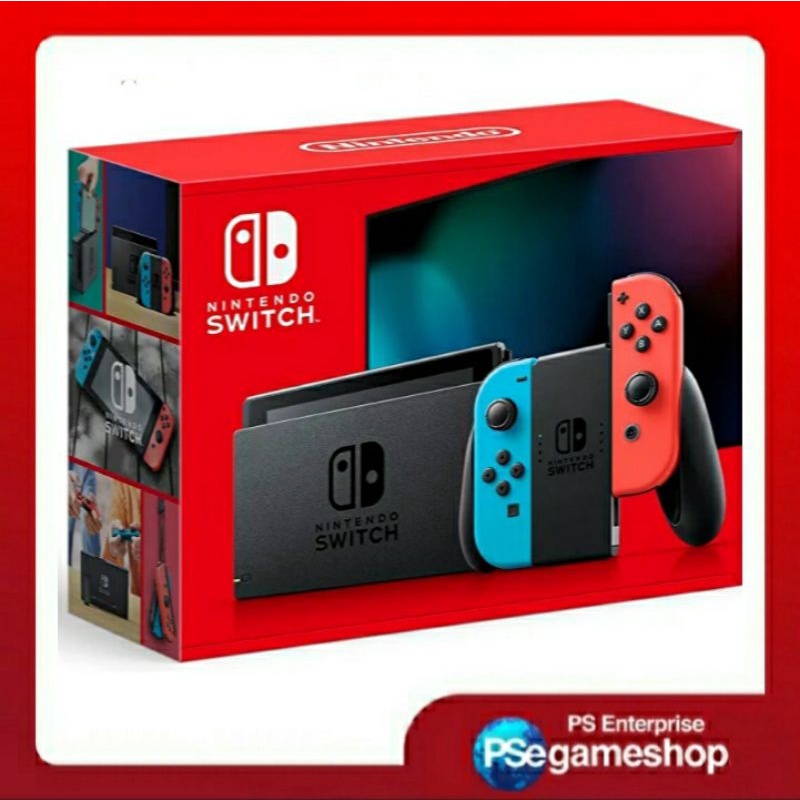 Nintendo Switch Generation 2 (Neon Blue / Neon Red)