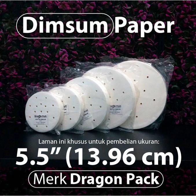 

Kertas Dimsum 5.5 inch - 13.96 cm - Tatakan Steamer - Paper Bakpao len14