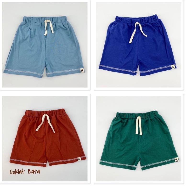 "BJS.25Ap23ᴼ" Celana Pendek Anak 1-4Thn LOOPIE KIDS Unisex / Celana Pendek Katun Anak SML / Short Pa