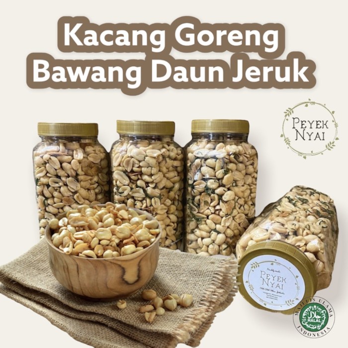 

DELPH- Peyek Nyai | Kacang Goreng Bawang Daun Jeruk TERMURAH