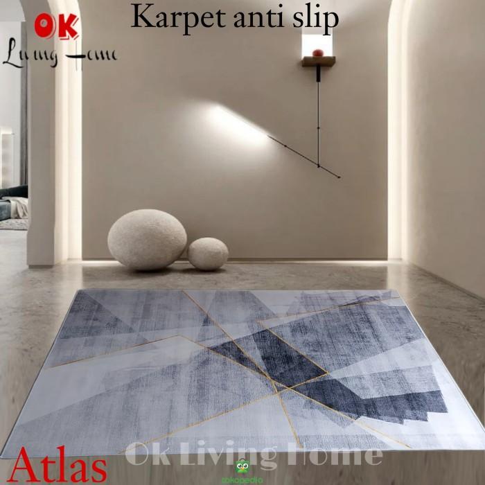 Karpet Lantai, Karpet Lantai Anti Slip, Karpet Eropa Anti Slip 180X250