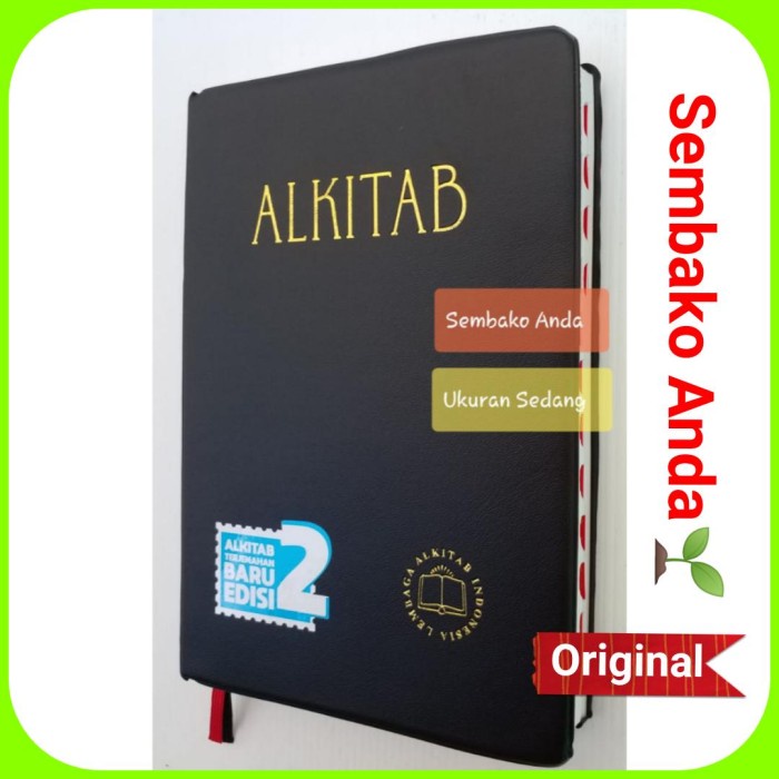 ALKITAB LAI UKURAN SEDANG. TB 052 TI