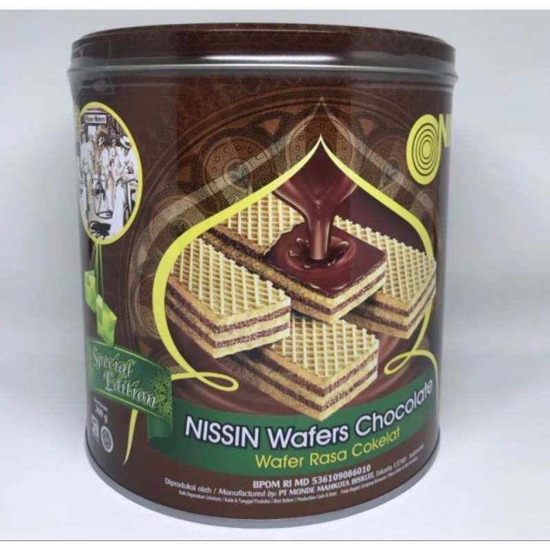 

Wafer Nissin cokelat kaleng
