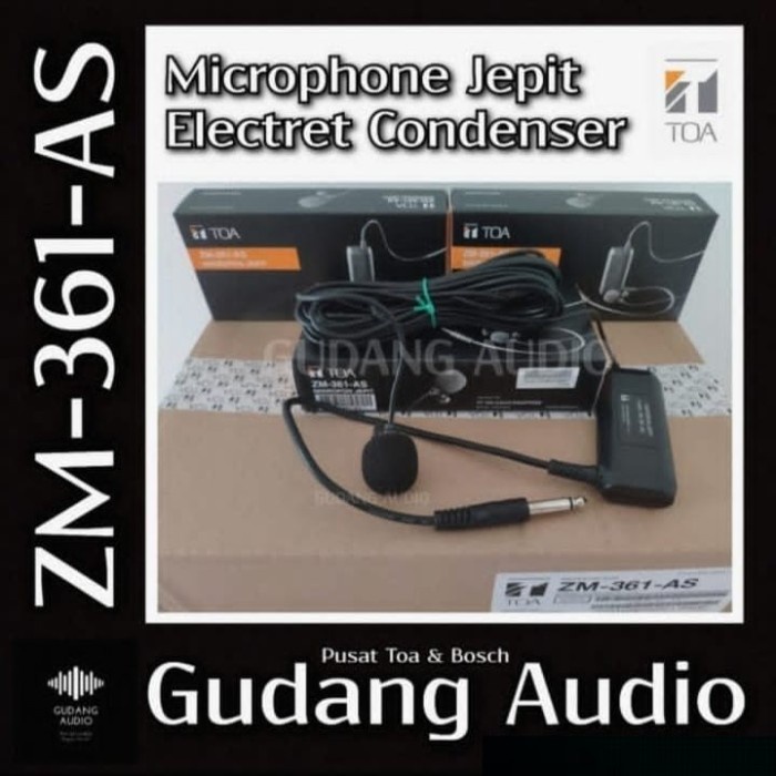 MICROPHONE JEPIT TOA MIKROPON MIC TOA ZM-361 ZM 361
