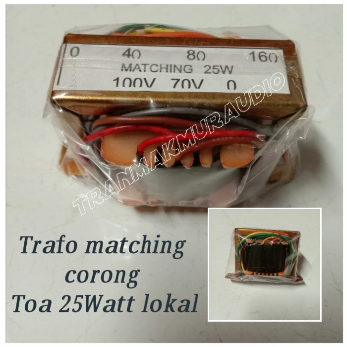 TRAFO MATCHING TOA 25WATT CORONG TOA