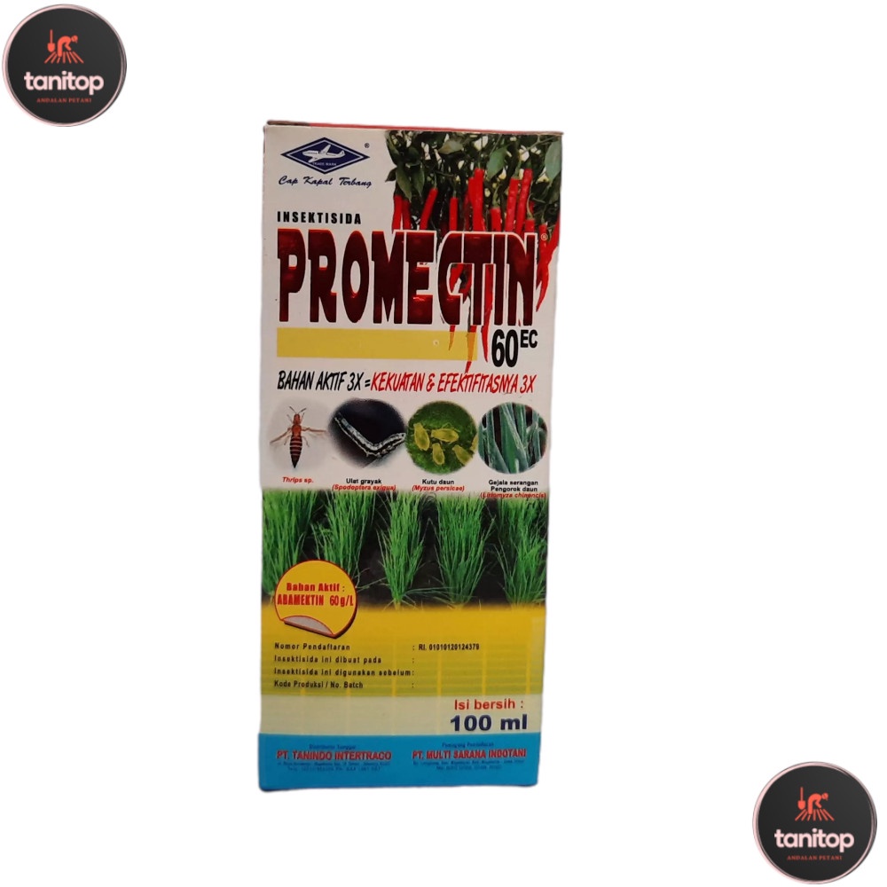 Promectin 100 ml Abamektin Insektisida Ulat Grayak Ampuh