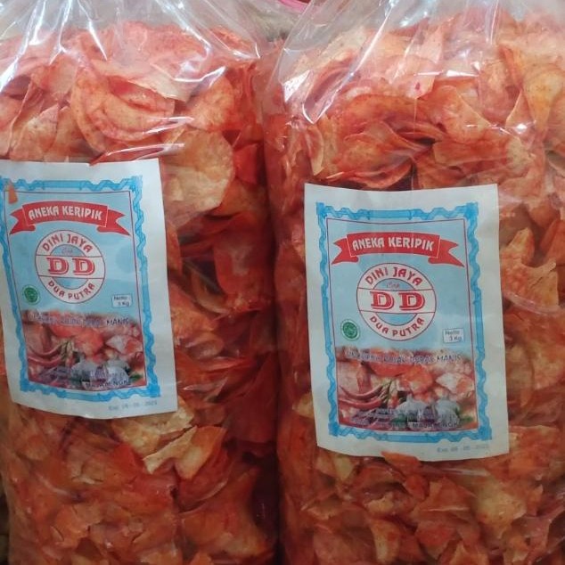 

Keripik singkong rujak merk DD snack