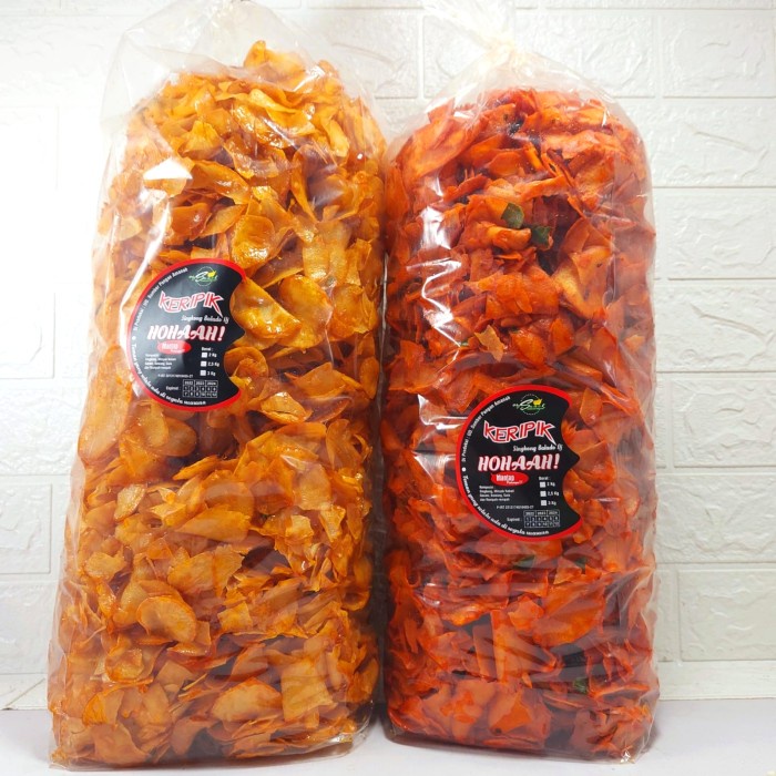 

Terlaris Keripik Kripik Singkong Balado Kemasan Ball