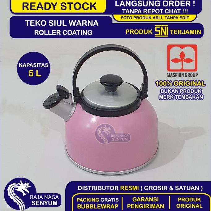TEKO BUNYI CERET SIUL 5 LITER WHISTLING KETTLE RIGOLETTO MIKADO