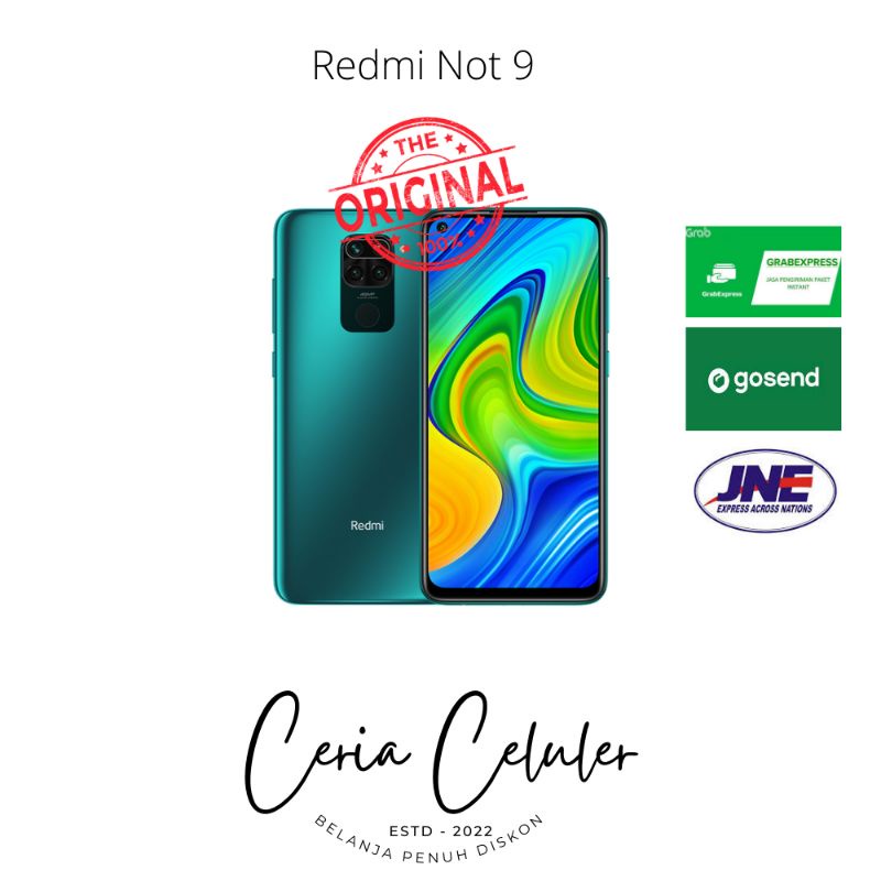 Redmi Not 9 Dengan Kamera 48MP Ram 6/128 Kapasitas Baterai 5020