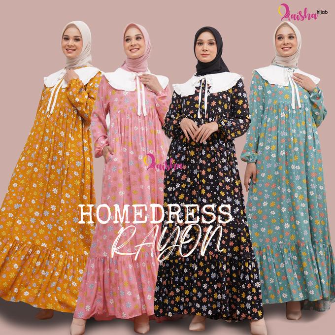 Baju Muslim Gamis Rayon Couple Ibu Dan Anak Perempuan Umur 1-13 Tahun