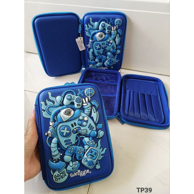 

Tempat pensil Game blue/Tempat pensil TP39/Hardcase gambar timbul
