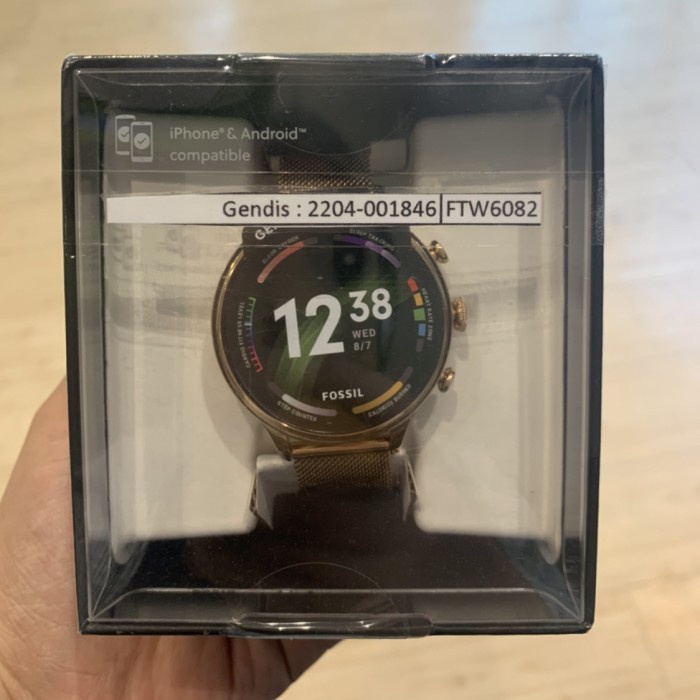 Jam Smartwatch Fossil Gen 6 FTW6082 Rosegold