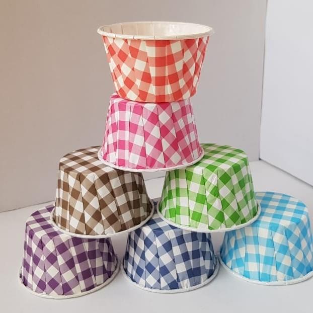

Kertas cupcake 100 PC lapis laminating bake case import MOMMA KTK