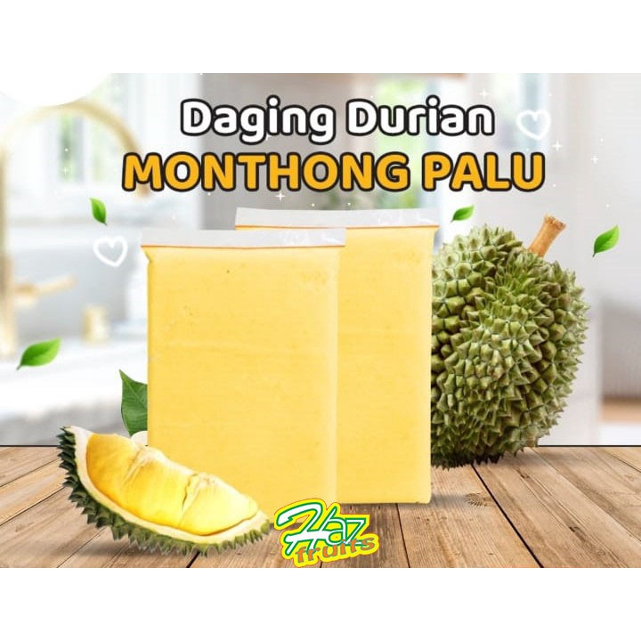 

Daging Durian Monthong Frozen I Durian Daging Montong Frozen - 1 Kg