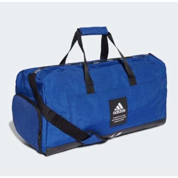 (100% ORIGINAL) Adidas 4ATHLTS Duffel Bag Medium Blue Black Gym Duffle