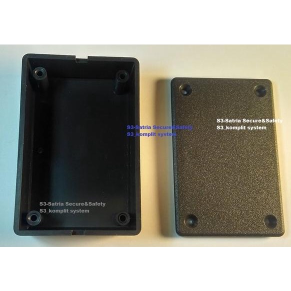 BOX HITAM X1 /  Electronic BOX Projek / Box plastic Hitam Casing Driver