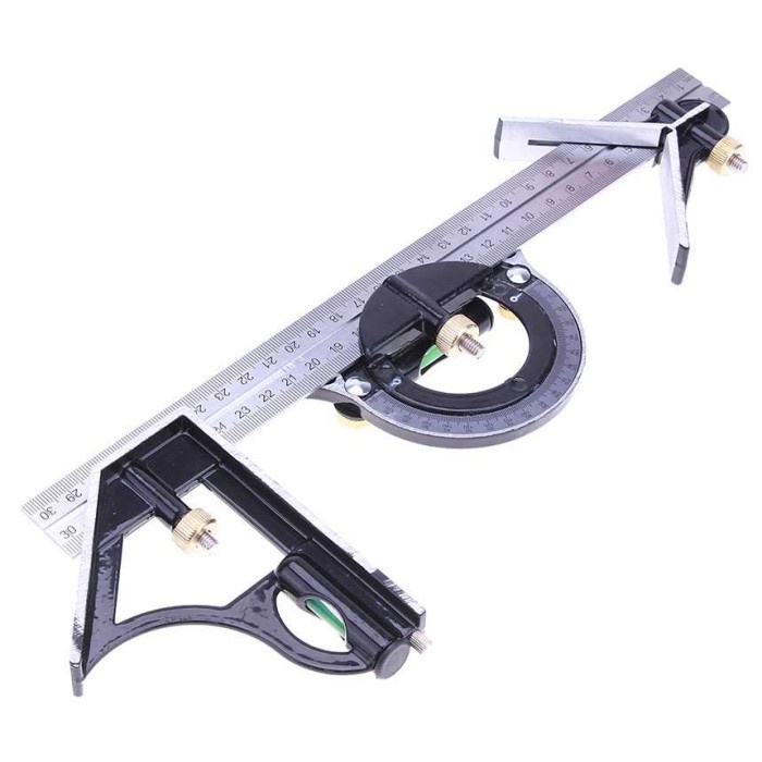

SILVERLINE 3 in 1 Penggaris Multifungsi Adjustable Angle 30cm - 991857