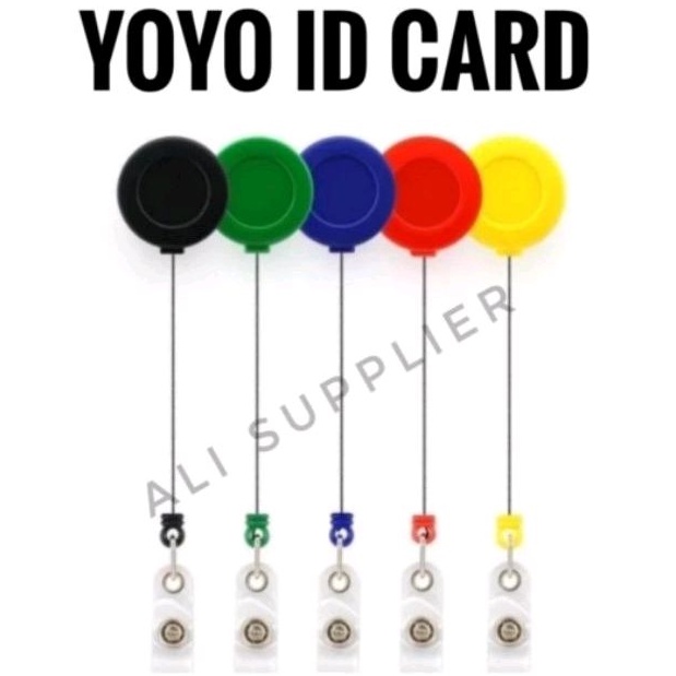 GANTUNGAN ID CARD YOYO / YOYO ID CARD DENGAN KLIP / YOYO TALI ID CARD / TALI ID YOYO / YOYO LANYARD / TANDA PENGENAL YOYO / YOYO ID TANDA PENGENAL / TALI ID CARD YOYO