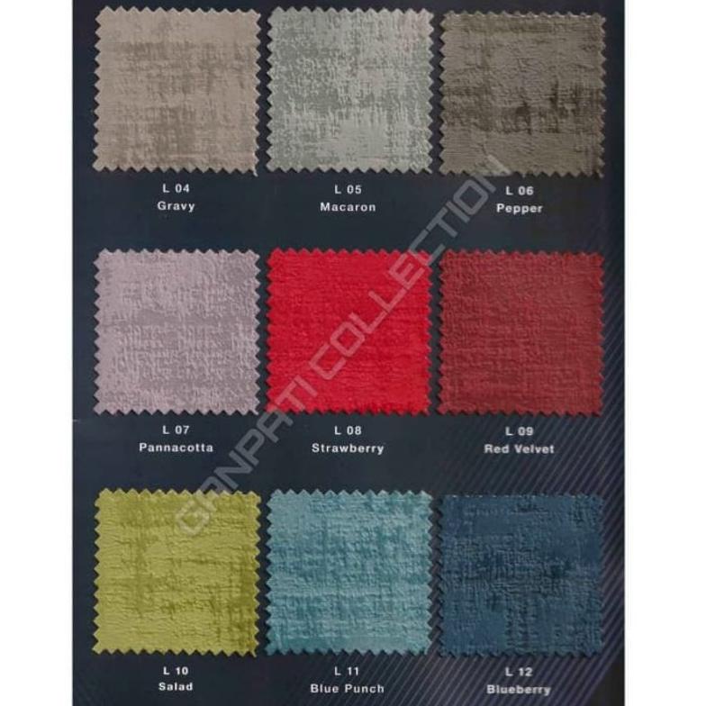 12.12 MALL Kain Interior Hikaron Beludru / Bludru - Le Grande (Sofa, Jok, Kursi, Furniture, Sarung B