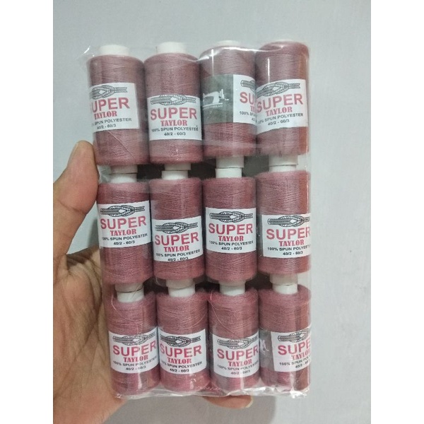 BENANG JAHIT SUPER TAYLOR ISI 6 PCS PANJANG 500 YARD / HIGH QUALITY