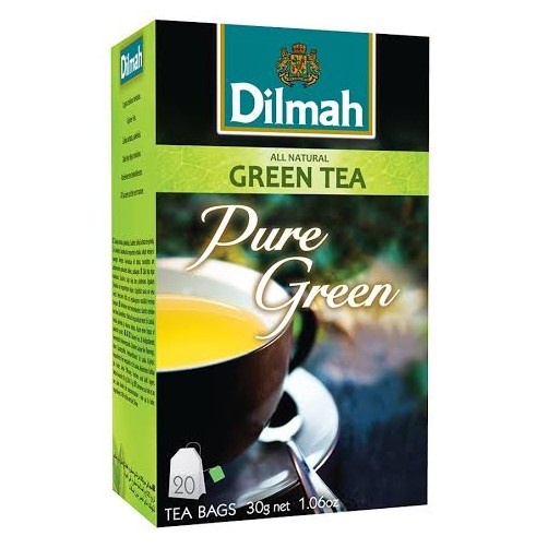 

Dilmah Pure Green Tea 20bags - Teh Celup