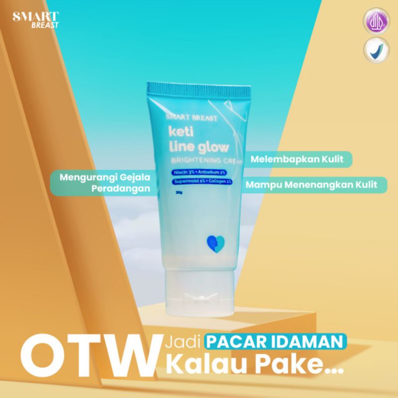 SMART BREAST - Keti Line Glow Pemutih Ketiak Alami