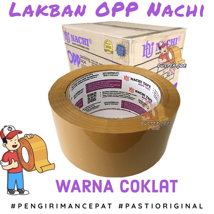

TERMURAH [CABANG] Lakban Nachi COKLAT 2inch 100Y