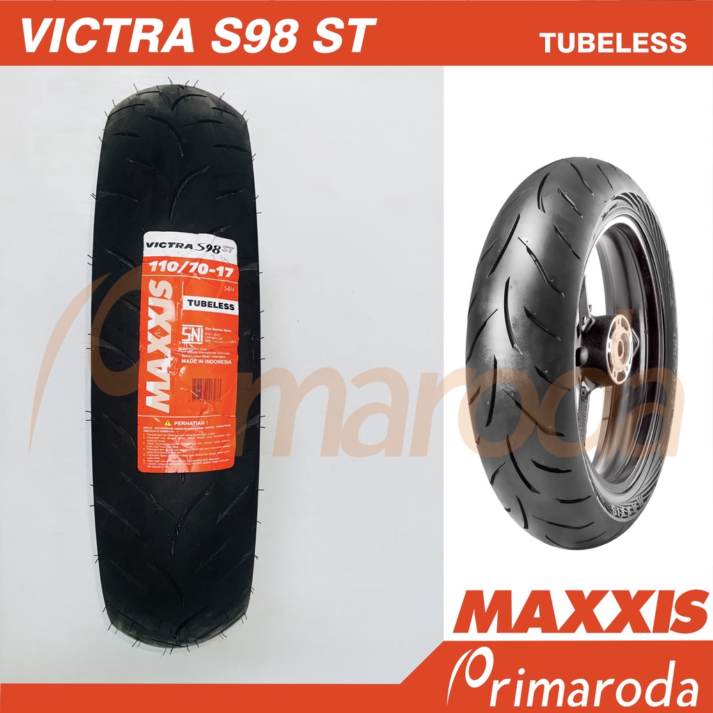 Ban Motor Maxxis Victra S98St 110/70 Ring 17 110/70-17 Tubeless
