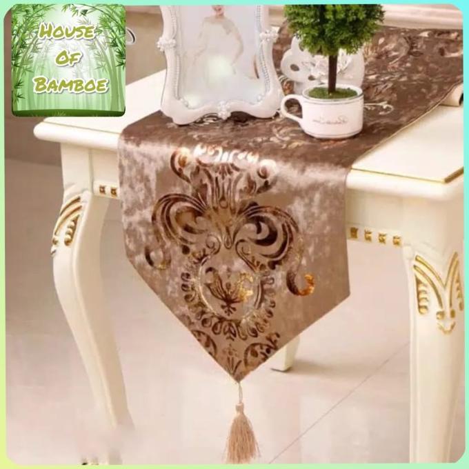 Table Runner Taplak Meja Europe Ukuran 180, 210, 250 Cm