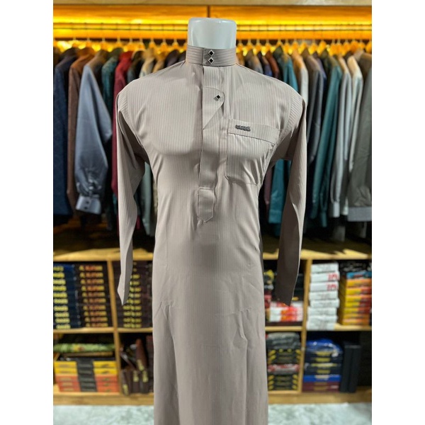 GAMIS SULTAN AL MAIMANAH MOTIF SALUR DAN ETNIK TERBARU BAJU MUSLIM PRIA