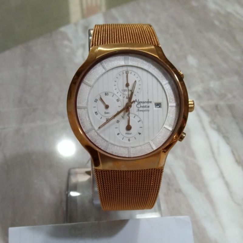 ALEXANDRE CHRISTIE JAM TANGAN 6245 MC BRGSL ORIGINAL