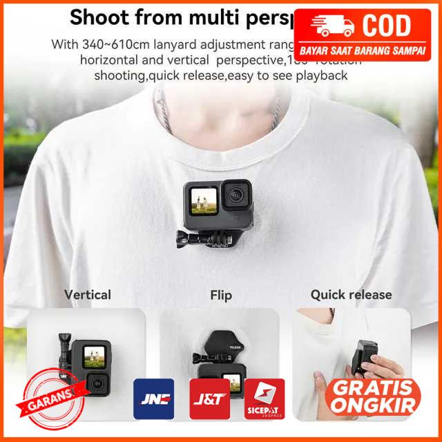 Strap Kalung Magnetic Mount for Smartphone Action Camera TE-MMK-002