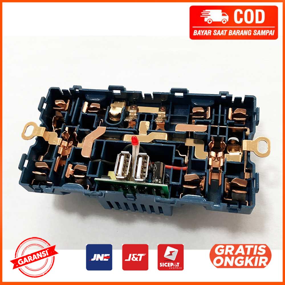 Stop  kontak Universal Type-C with Switch DZE412