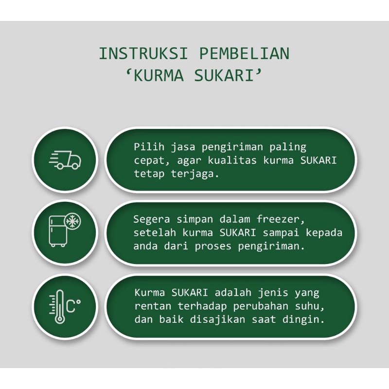 KURMA SUKARI PREMIUM BARARI ORIGINAL PRODUK