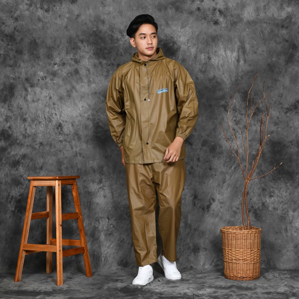 Jas Hujan Raincoat Terbaik Pria Wanita BY COMELON