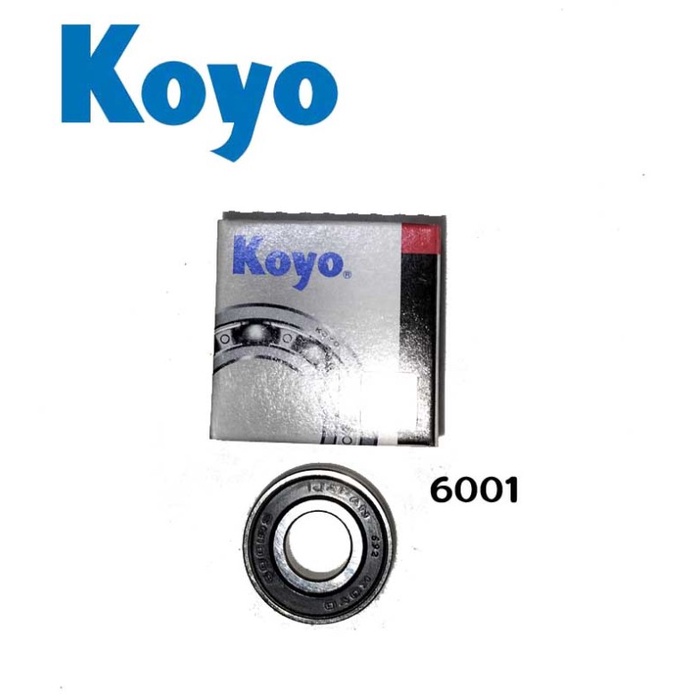 Bearing 6001 Koyo / Laher 6001 2RS Koyo (Japan) / Bearing Koyo 6001 murah