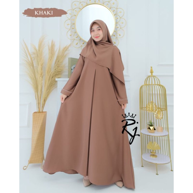 abaya set madinah/ abaya set/ gamis abaya /gamis syari