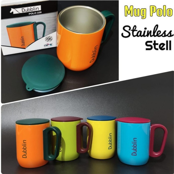 Terlaris Mug Gelas Cangkir Termos Kopi Tahan Panas Dublin 220 Ml
