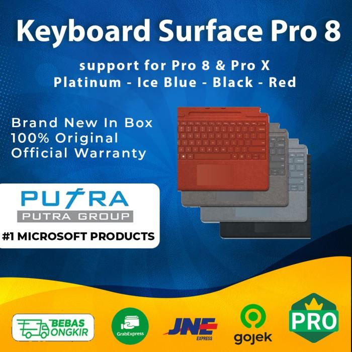 Terlaris Keyb Microsoft Surface Pro 8 Keyboard / Cover Keyboard Pro 8 With Slim Pen