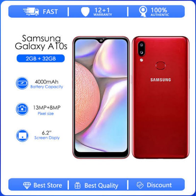 SAMSUNG A10S 4G (2/32Gb) ANDROID PONSEL SECOND (Batangan)