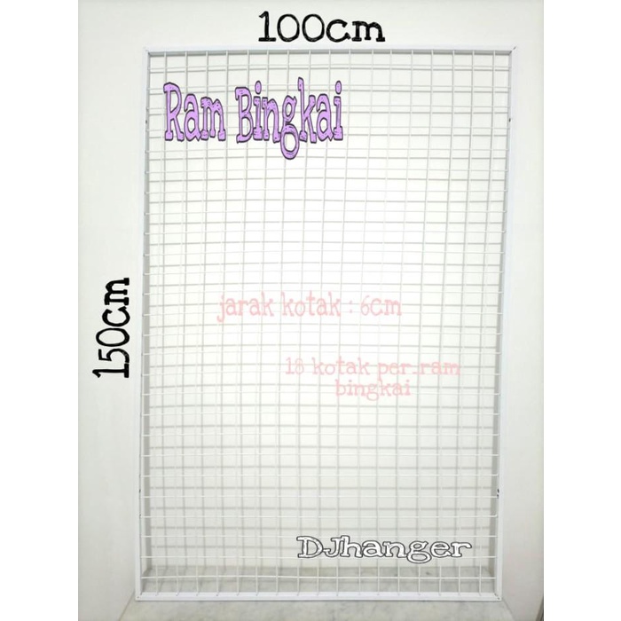 

Terlaris Jaring Ram Bingkai Besi Tebal Uk 100X150Cm