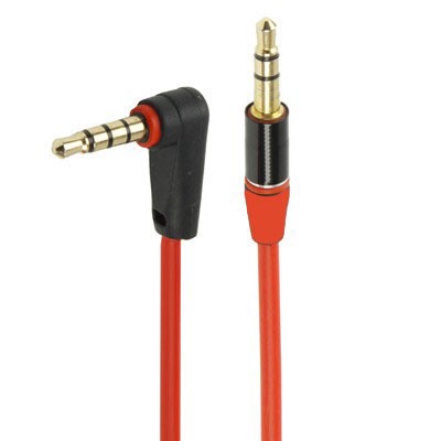 Rovtop Kabel AUX 3.5mm HiFi Jack Gold Plated 120 cm - S-IP4G